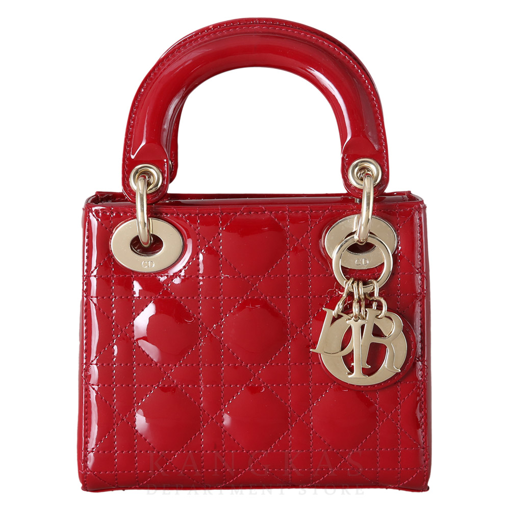 CHRISTIAN DIOR(USED)크리스찬디올 레이디디올 페이던트 미니백